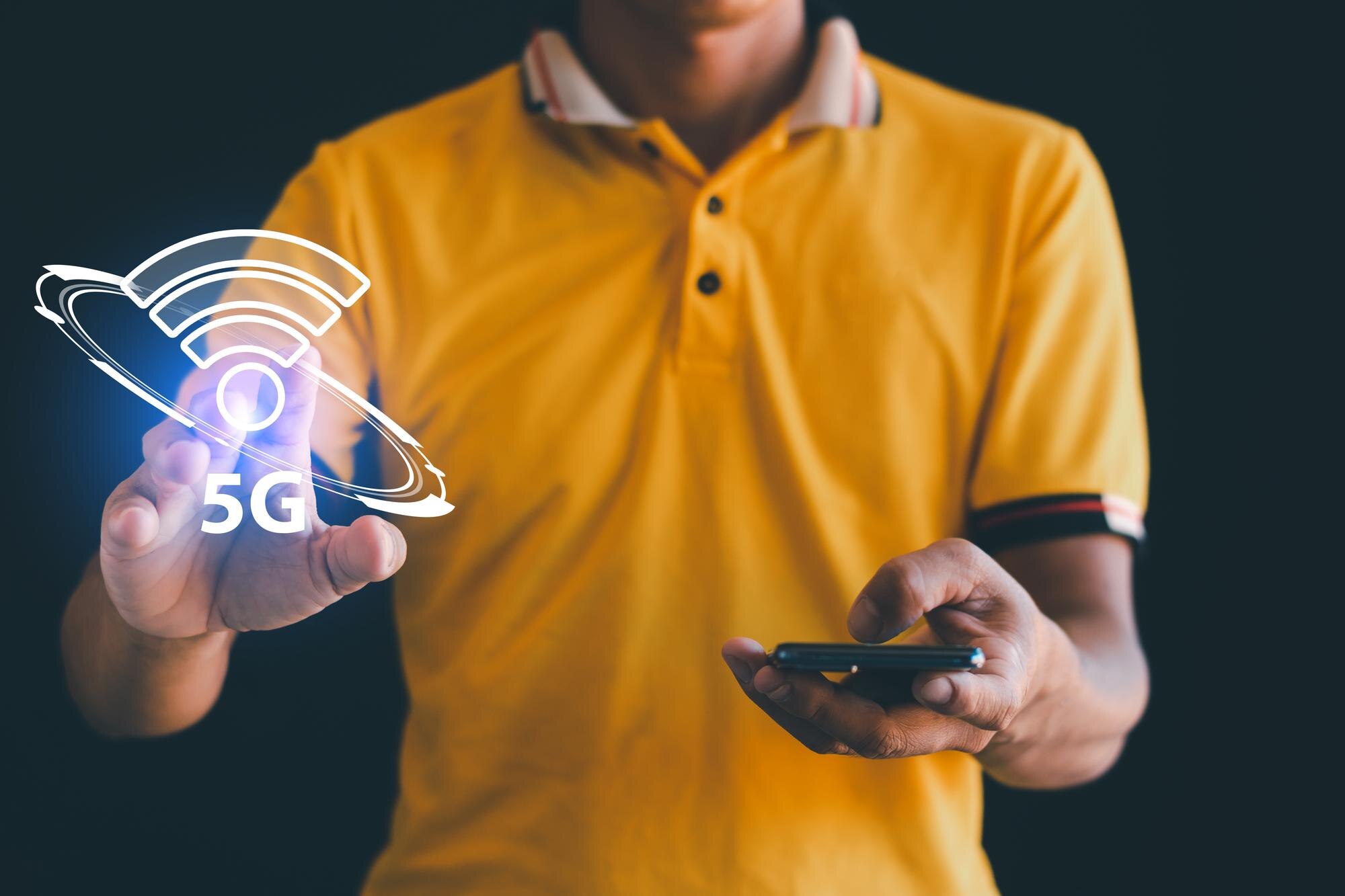 Sieć bezprzewodowa 5G Piąta generacja bezprzewodowego Internetu rzeczy