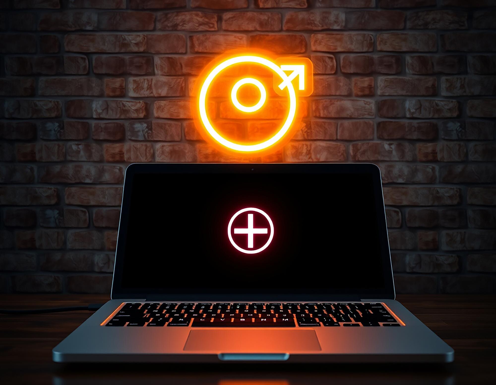 Rendering 3D światła neonowego
