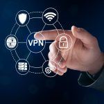 VPN i ikony na ekranie