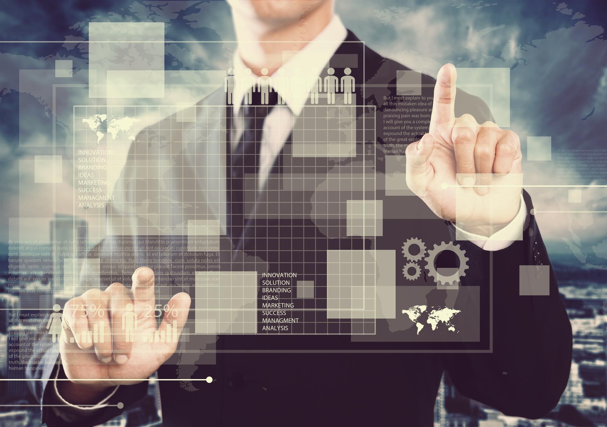 Inteligentna sprzedaż detaliczna i koncepcja omnichannel.