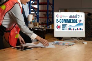 Oprogramowanie do obsługi danych e-commerce zapewnia modny pulpit nawigacyjny do analizy sprzedaży w handlu detalicznym online