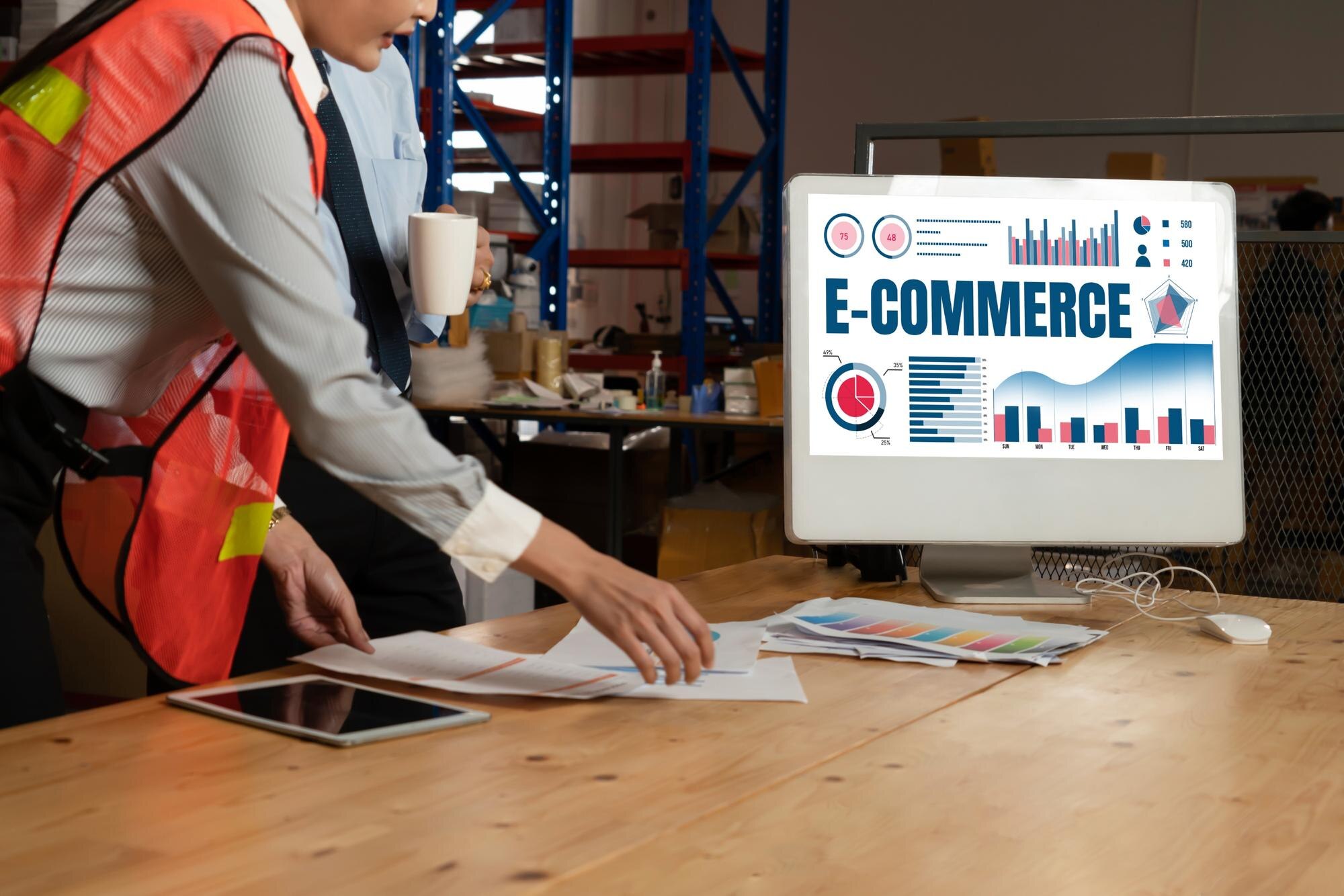 Oprogramowanie do obsługi danych e-commerce zapewnia modny pulpit nawigacyjny do analizy sprzedaży w handlu detalicznym online